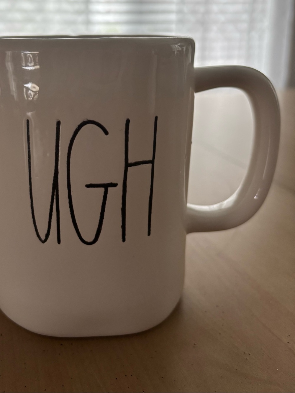 Rae Dunn “UGH” Mug. Artisan Collection. Excellent Condition
